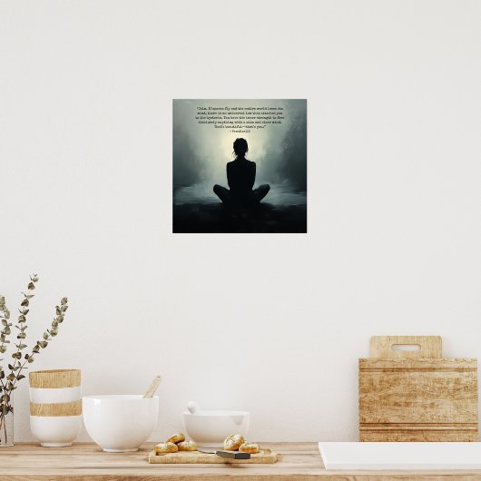 Rustig (deur 1051) poster (Keuken)