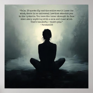 Rustig (deur 1051) poster