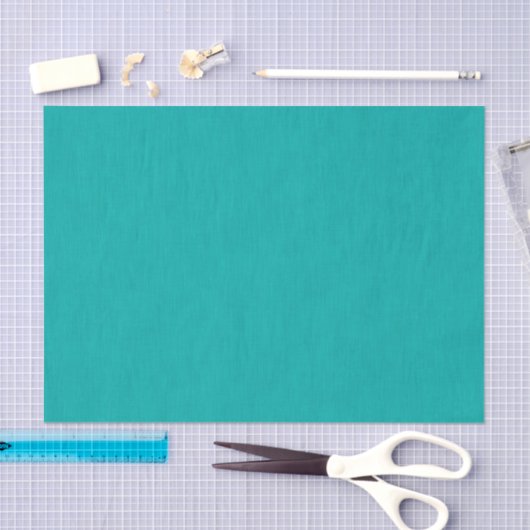 Rustig & eenvoudig  Turquoise gestructureerde acht Tissuepapier (Craft)