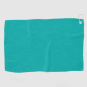 Rustig & eenvoudig Turquoise textuur achtergrond Golfhanddoek (Horizontaal)
