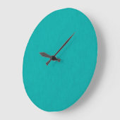 Rustig & eenvoudig Turquoise textuur achtergrond Grote Klok (Hoek)