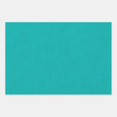 Rustig & eenvoudig Turquoise textuur achtergrond Inpakpapier Vel (Voorkant 3)