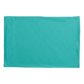 Rustig & eenvoudig Turquoise textuur achtergrond Kussensloop (Achterkant-Links)
