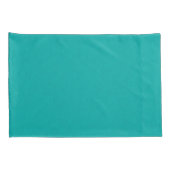 Rustig & eenvoudig Turquoise textuur achtergrond Kussensloop (Achterkant-Rechts)