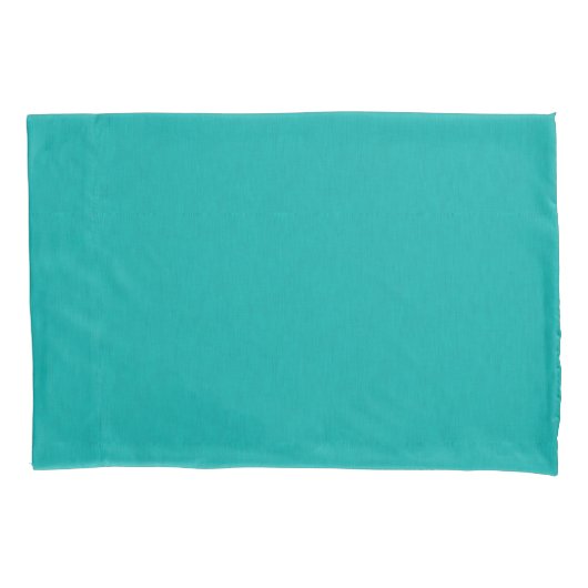 Rustig & eenvoudig Turquoise textuur achtergrond Kussensloop (Voorkant-Links)
