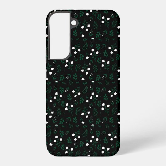 Rustig Elegant Bloemendesign Samsung Galaxy Hoesje (Achterkant)