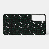Rustig Elegant Bloemendesign Samsung Galaxy Hoesje (Achterkant horizontaal)