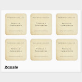 Rustig Elegant Kraft Papier Kaars Label (Vel)