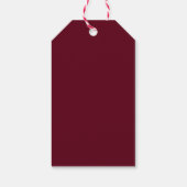 Rustig Elegant Prettig Kerstfeest Cadeaulabel (Achterkant)