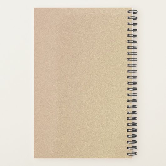 Rustig Elege Blauw Bruiloft Planner (Achterkant)