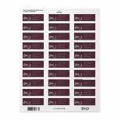 Rustig en Helder | Retouradreslabel Etiket (Full Sheet)