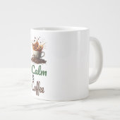 Rustig en koffie grote koffiekop (Voorkant rechts)