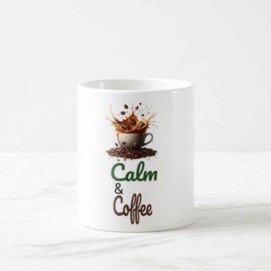 Rustig en koffie magische mok (Center)