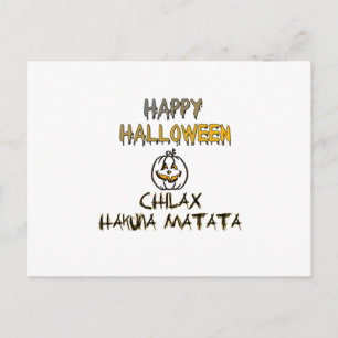 Rustig en ontspannen Happy Halloween Collectie Briefkaart