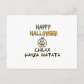 Rustig en ontspannen Happy Halloween Collectie Briefkaart (Voorkant)