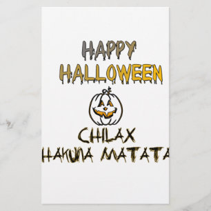 Rustig en ontspannen Happy Halloween Collectie Briefpapier