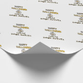 Rustig en ontspannen Happy Halloween Collectie Cadeaupapier (Hoek)