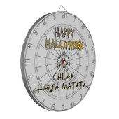 Rustig en ontspannen Happy Halloween Collectie Dartbord (Voorkant Links)
