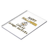 Rustig en ontspannen Happy Halloween Collectie Notitieboek (Linkerzijde)