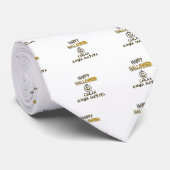 Rustig en ontspannen Happy Halloween Collectie Stropdas (Opgerold)