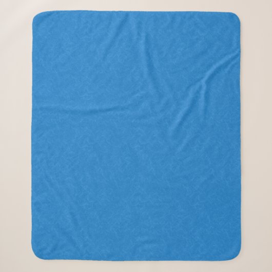 rustig en sereen blauw achtergrond zwervend patroo sherpa deken (Voorkant)
