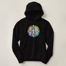 Rustig en serene vreedzame meditatie hoodie