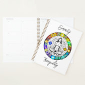 Rustig en serene vreedzame meditatie planner (Display)