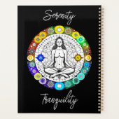 Rustig en serene vreedzame meditatie planner (Achterkant)