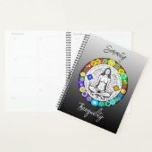 Rustig en serene vreedzame meditatie planner (Display)