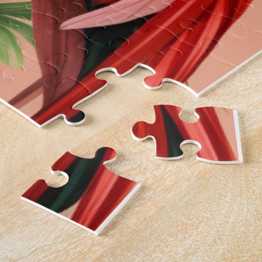 Rustig Flamingo Paradise🌴🦩 Legpuzzel (Zijkant)