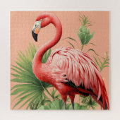 Rustig Flamingo Paradise🌴🦩 Legpuzzel (Verticaal)