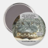 Rustig, Gators bite geen zonneschijnvrouwen Magneet (Voorkant / Achterkant)