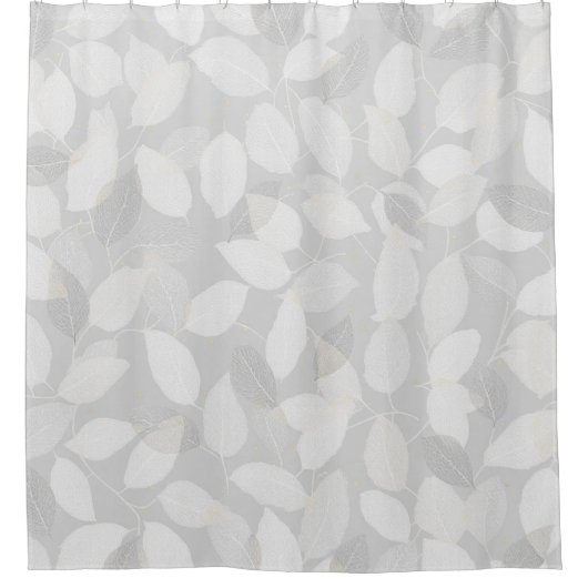 Rustig gebladerte douchegordijn (Voorkant)