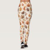 Rustig, gedroogd esdoornloof leggings (Achterkant)