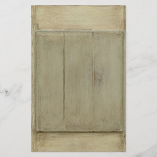 Rustig Geschilderd Hout Briefpapier (Voorkant)