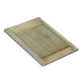 Rustig geschilderd hout notitieboek (Rechterzijde)