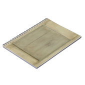 Rustig geschilderd hout notitieboek (Linkerzijde)