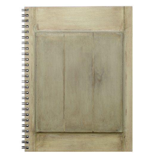 Rustig geschilderd hout notitieboek (Voorkant)