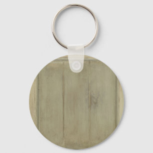 Rustig Geschilderd Hout Sleutelhanger