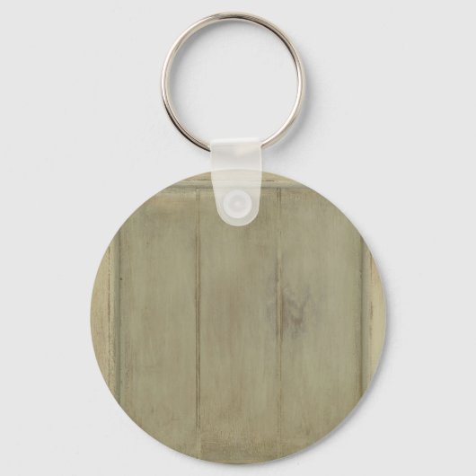 Rustig Geschilderd Hout Sleutelhanger (Voorkant)