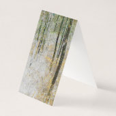 "Rustig" - Getransformeerde foto van bomen in een Kaart (Achterkant)