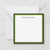 rustig golf spelen en tekstsport toevoegen notitiekaartje (Achterkant)