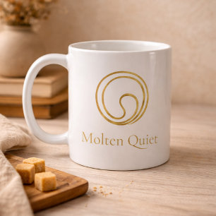 Rustig Goud Wervelend Klassiek Mok, 330 ml Koffiemok