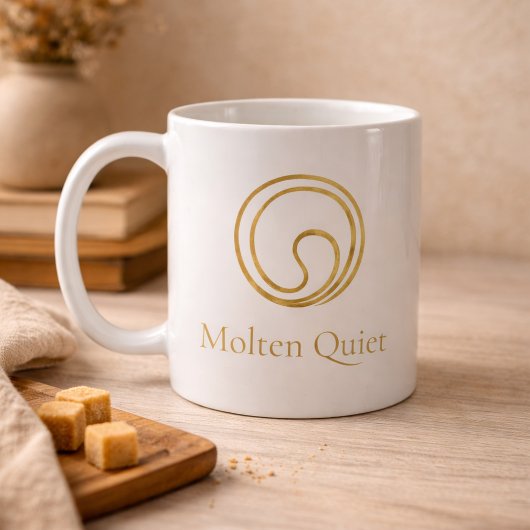 Rustig Goud Wervelend Klassiek Mok, 330 ml Koffiemok