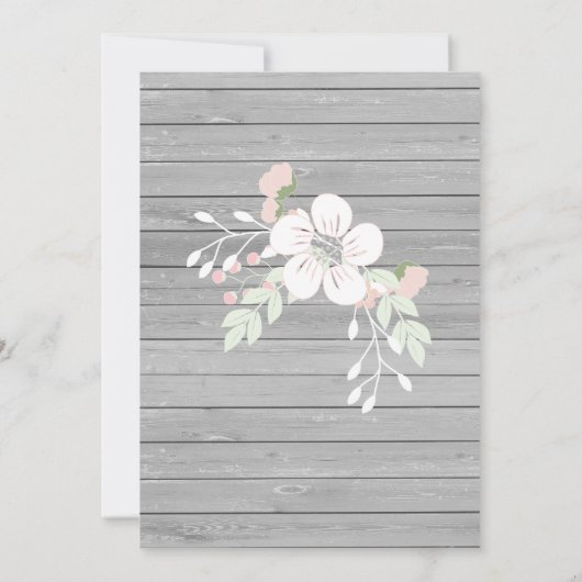 Rustig grijs Baby shower (Achterkant)