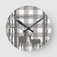 Rustig Grijs Buffalo Plaid Checkers Herten & Berk