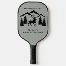 Rustig grijze bok jacht vrijgezellen weekend pickleball paddle