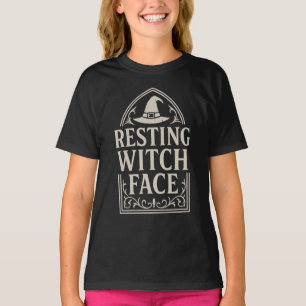 Rustig Heksengezicht – Grappig Halloween Heksen Sh T-shirt