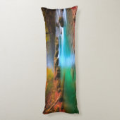 Rustig herfst rivierlandschap lichaamskussen (Achterkant (Verticaal))