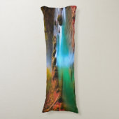 Rustig herfst rivierlandschap lichaamskussen (Voorkant Verticaal)